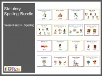 Years 3 and 4 Statutory Spelling Bundle